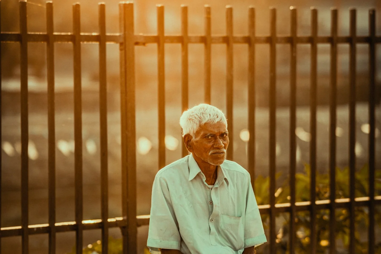 Active man aged over 50 moving comfortably outdoors